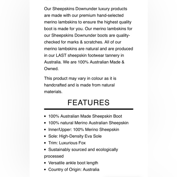 Genuine Australian Uggs (Sheepskins down under) - women’s Mini Short boot - Picture 7 of 7